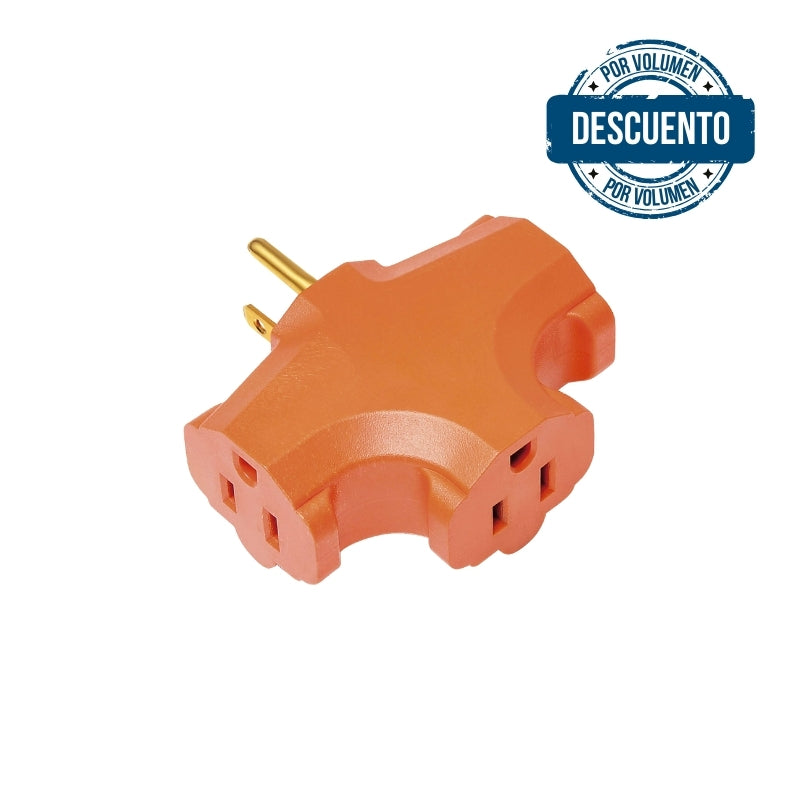 Te Electrica Cruz Industrial Blister/Retie Naranja X 6