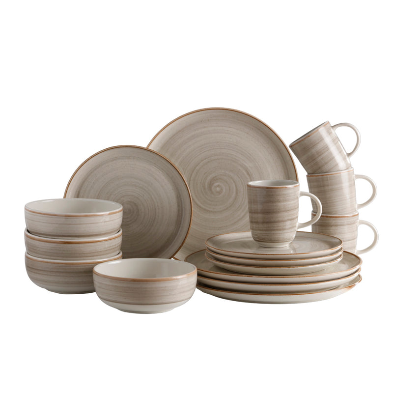 Vajilla 4/16 Caoba Gris Multicolor VL1607040116