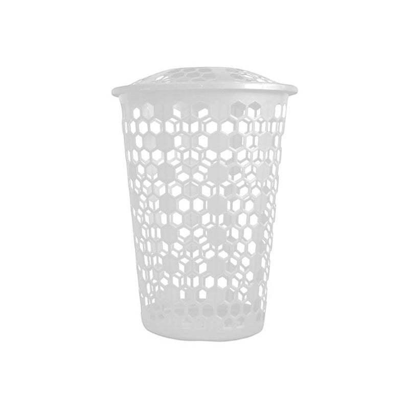 Cesta Diamantina 55LT con Tapa Blanco 07420BLANCO
