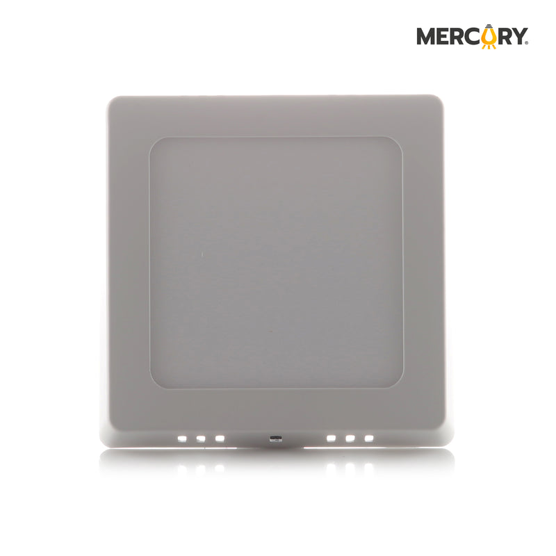 Panel LED de 12 Watts 6" Blanco Cuadrado para Sobreponer x 1 Unidad IPL26