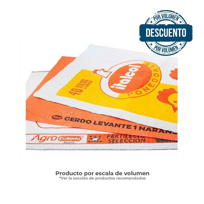 Saco Polipropileno 60x90 500u blanco Bulto x 500 UND 2517328