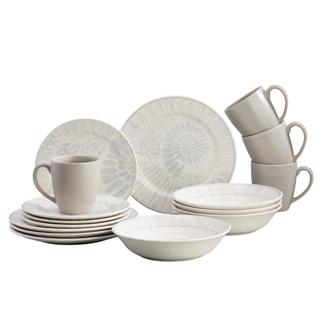 Vajilla Corona Amonita 4 puestos 16 piezas VL102K040116