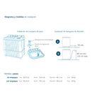 Lavadora Semiautomatica de 11 KG 24 Libras Blanco LMD1123HBAB0