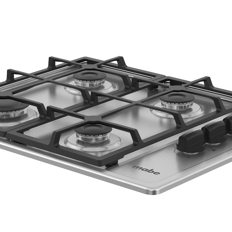 Cubierta de empotrar a Gas Natural 60x50CM 4 Puestos H 110V Inoxidable PM6054NF0