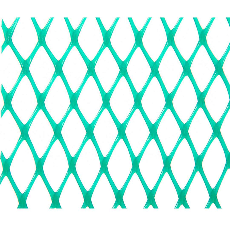 Malla Diamante orificion15x15mm 1m de ancho verde Rollo x 30 MT 3100175VERDE