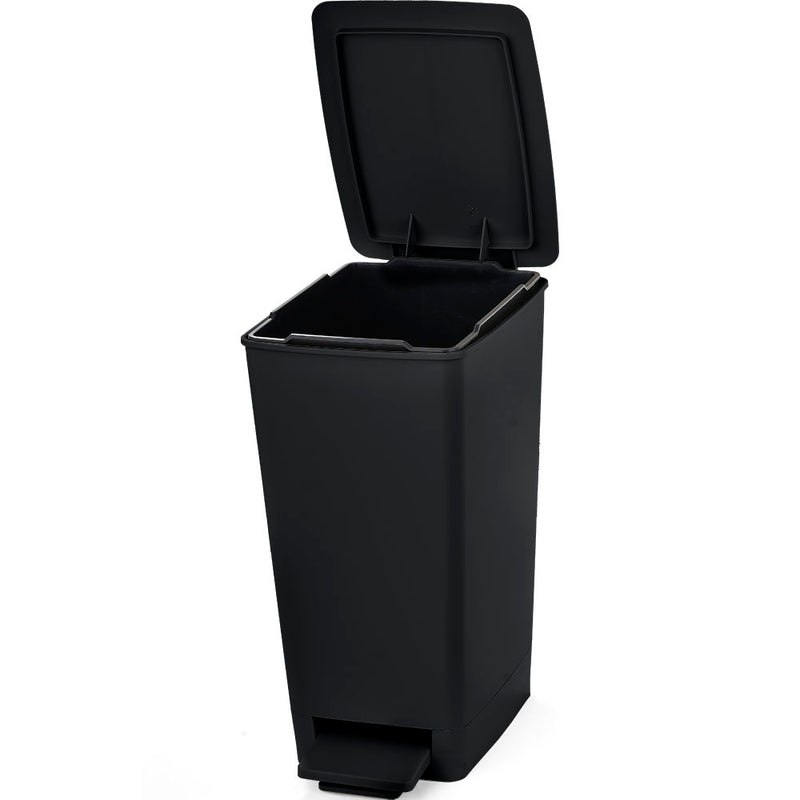 14180   Basurero con Pedal Slim 8lt Negro