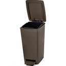 Basurero con Pedal Slim 8lt Mocca 14404