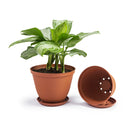 Matera Redonda Rafia de 25 Cm Terracota 12994