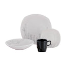 Vajilla Corona Bambu Cuadrada 4 Puestos 16 Piezas Multicolor VL124A040316