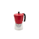 Cafetera Expresso 3 Tazas Con Asa Rojo 6116400