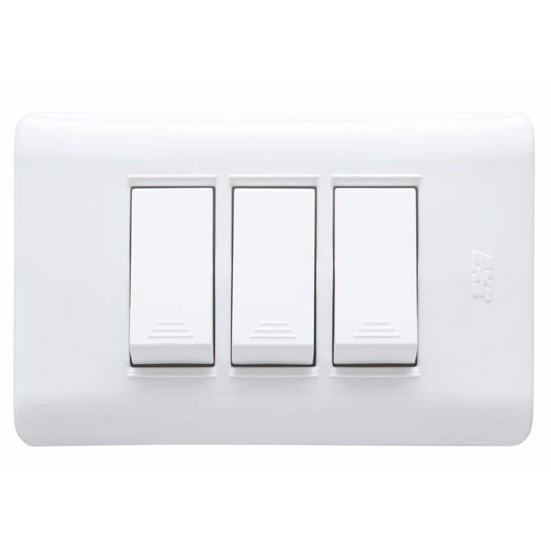 Interruptor Triple Duomo Blanco 15013