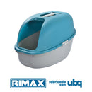 Arenero para Gato Color Gris y Azul Turquesa 12702