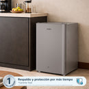 Frigobar Mabe 90L Inox Compacto RMF04BRX1
