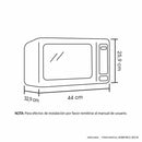 Horno Microondas 0.7P de 20lt Plata 9003164