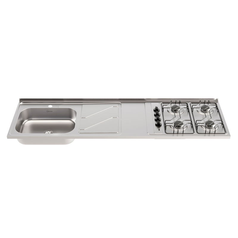 240058    Meson Fluens 180X52cm Pozuelo Izquierdo 4 Puesto Monocontrol