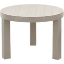 Mesa Auxiliar Baru Redonda Taupe 12958