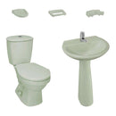 Combo Laguna 4.8Litros Sin Pedestal Verde Claro Grifería Cromada