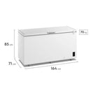 Congelador Horizontal Electrolux 496L Blanco Inverter EFH50S3C5AW