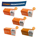Combo Clavo Acero Estriado 1" - 11/2" - 2" - 21/2" - 3" 500g x 25Kg -742128