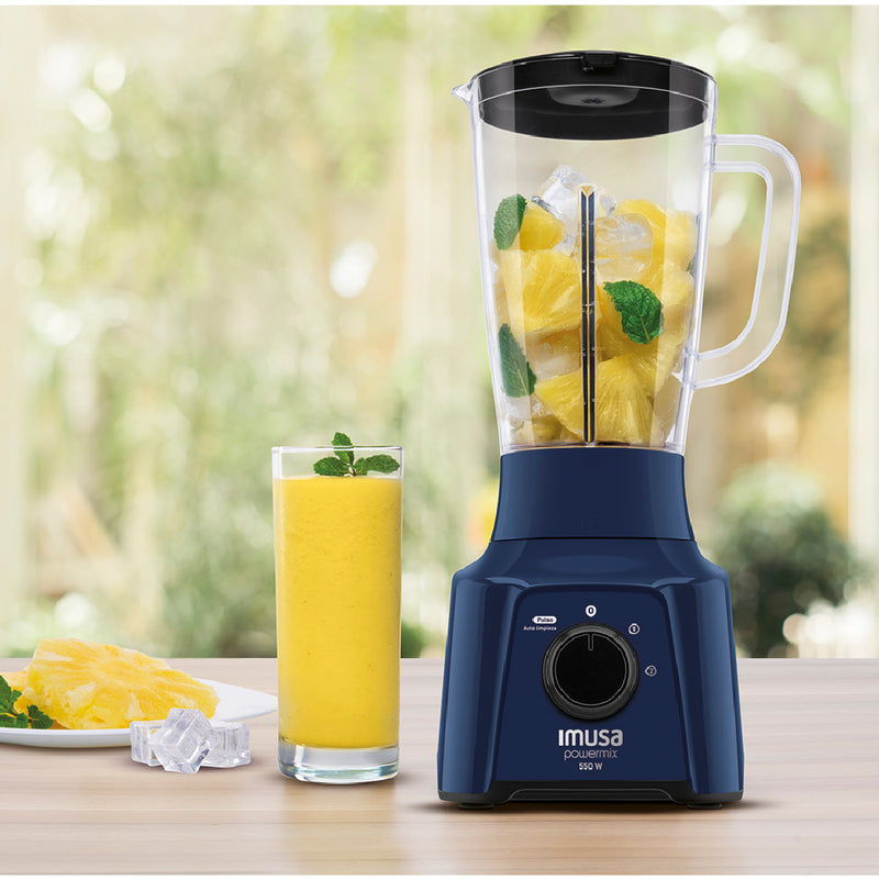 Licuadora IMUSA PowerMix Plus 2 Velocidades Azul LM281456