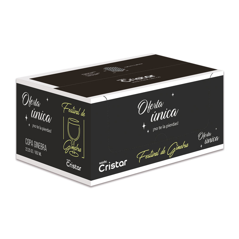 Copa Ginebra 22oz Caja x 12 Unidades 5472AL12PDQ