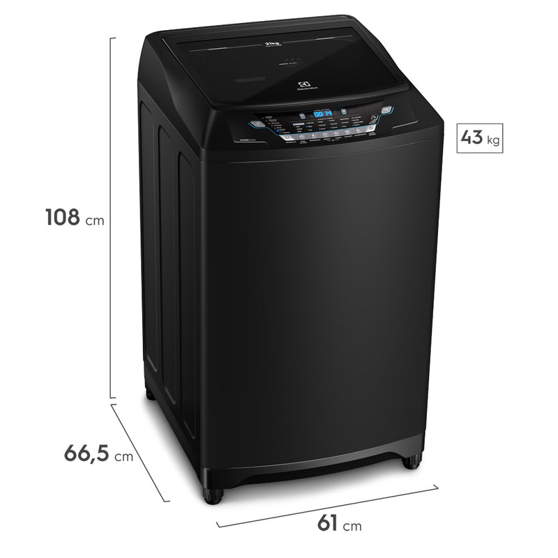 Lavadora Carga Superior Premium 21kg Negro EWIX21F3ESB