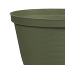 Matera Redonda Red Rafia de 35 Cm Verde Musgo 12991