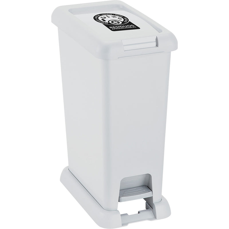 12187   Basurero Pedal 35 Litros Blanco