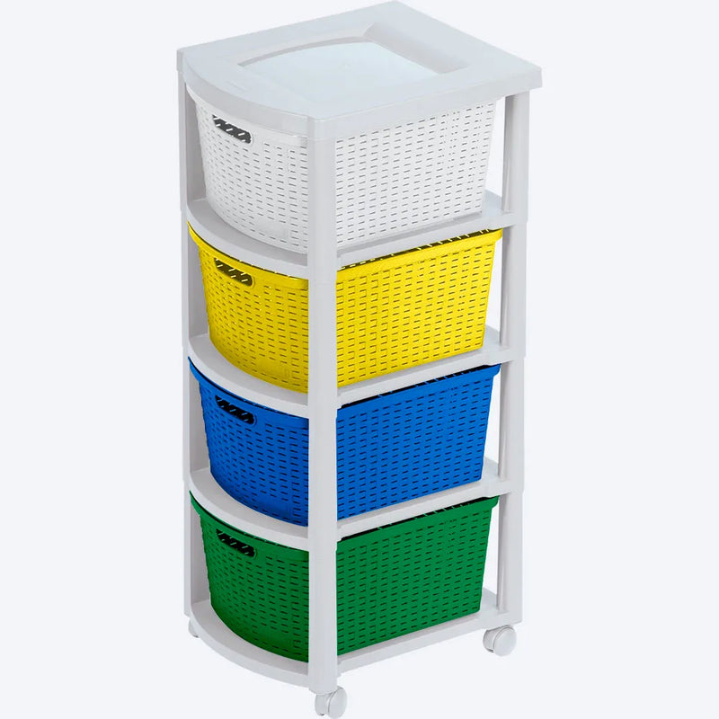 Cajonero Rattan 4 Gavetas Aventura 14006