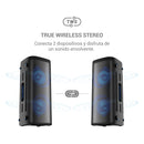 Parlante Multimedia Hyundai 250W RMS Negro Con Luces Sincronizadas HYSPBT999