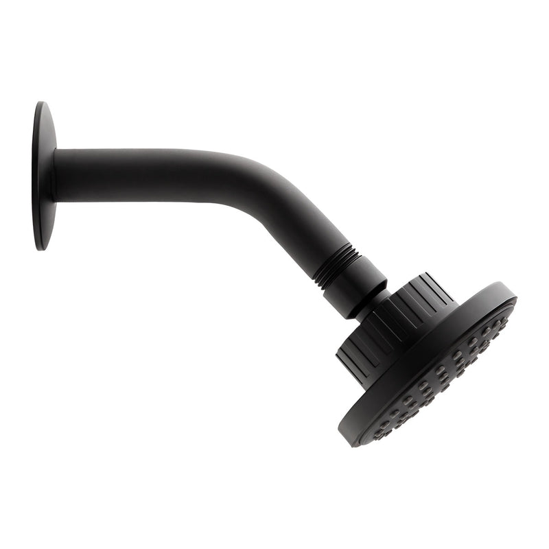 Regadera con Brazo Dalia Negro Mate DL4075551