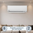 Aire Acondicionado Convencional Mabe 18000 BTU 220V Blanco MMT18CDBWCC32EC1