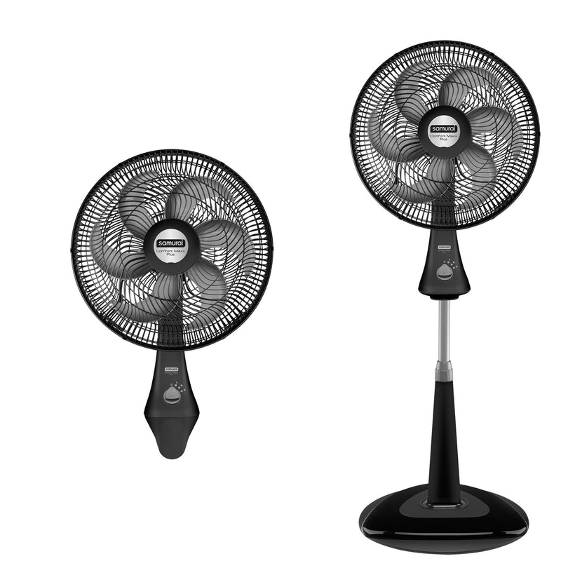 Ventilador Comfort Maxx Plus 2 en 1 Negro