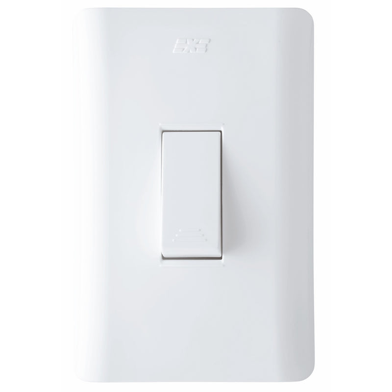 Interruptor Sencillo Duomo Blanco 15001
