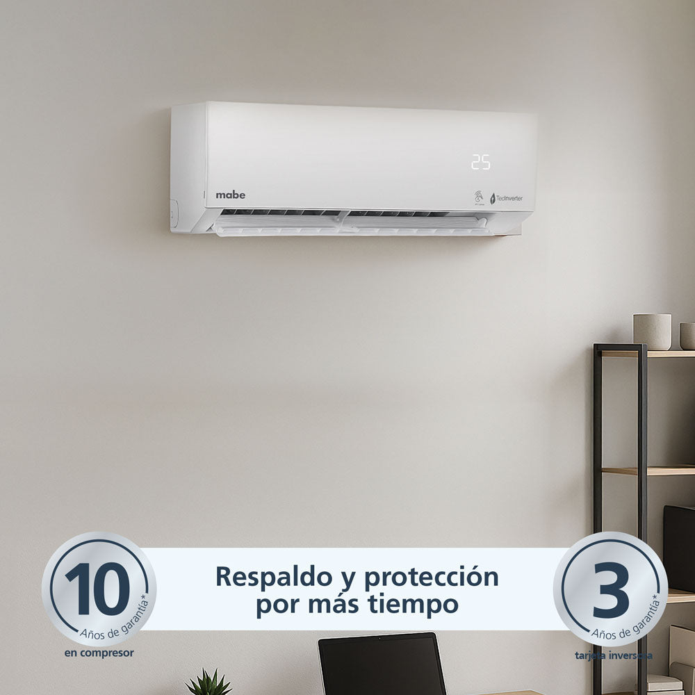 planta eléctrica para aire acondicionado de 12000 btu Aire Acondicionado Inverter Mabe 12000 BTU 110V Blanco MMI12CABWCC32DC