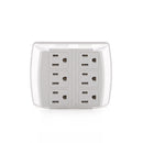 Multitoma 6 Salidas para Incrustar Color Beige ECA33