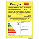 Nevera Frost Mabe 210Lt 1 Puerta Grafito. RMU210NACG1