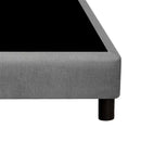 Base Cama 100x190 Gris Niebla en Madera 30401874