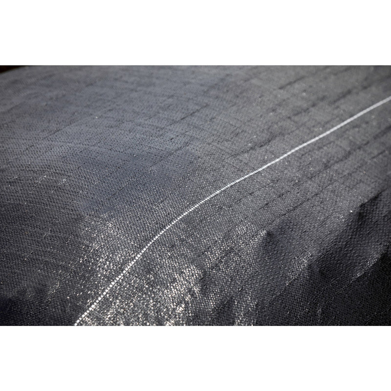 Tela PP Circ Cubre Suelos de 90 CM R90T Abierta Plana Negro 100% UV 2320602VTPA