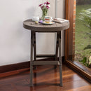 Mesa Plegable Baru Redonda Mocca 12959