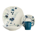 Vajilla Corona Carlota Cuadrada 4 puestos 16 piezas  VL152G040316