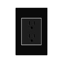 Toma Doble Polo T Black Mirror ETI55