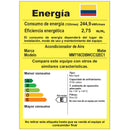 Aire Acondicionado Convencional Mabe 18000 BTU 220V Blanco MMT18CDBWCC32EC1