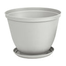 Matera Redonda Red Rafia de 35 Cm Gris Hielo 12986