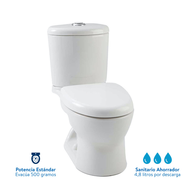 Sanitario Kiddy Ecoflush Blanco