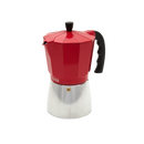 Cafetera Espresso 9 Tazas con Asa Rojo 6116600