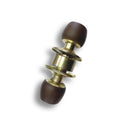 Cerradura Baño Thor Pomo Madera Oscura Bronce THCHA103