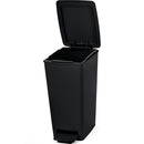 Basurero con Pedal Slim 8lt Negro 14180