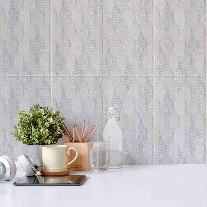 Pared Mayari Estructurada de  25x43.2 Gris 431423501