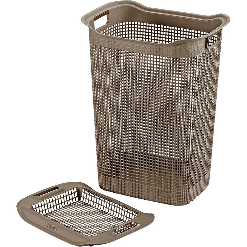 Cesta para Ropa Linum Rectangular Mocca Capacidad 50L 11783